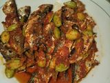 Balado ikan kembung sate Pete