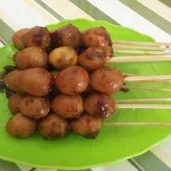 รูปของ Sate telor puyuh angkringan