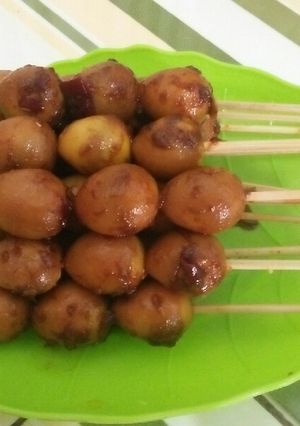 Foto resep Sate telor puyuh angkringan