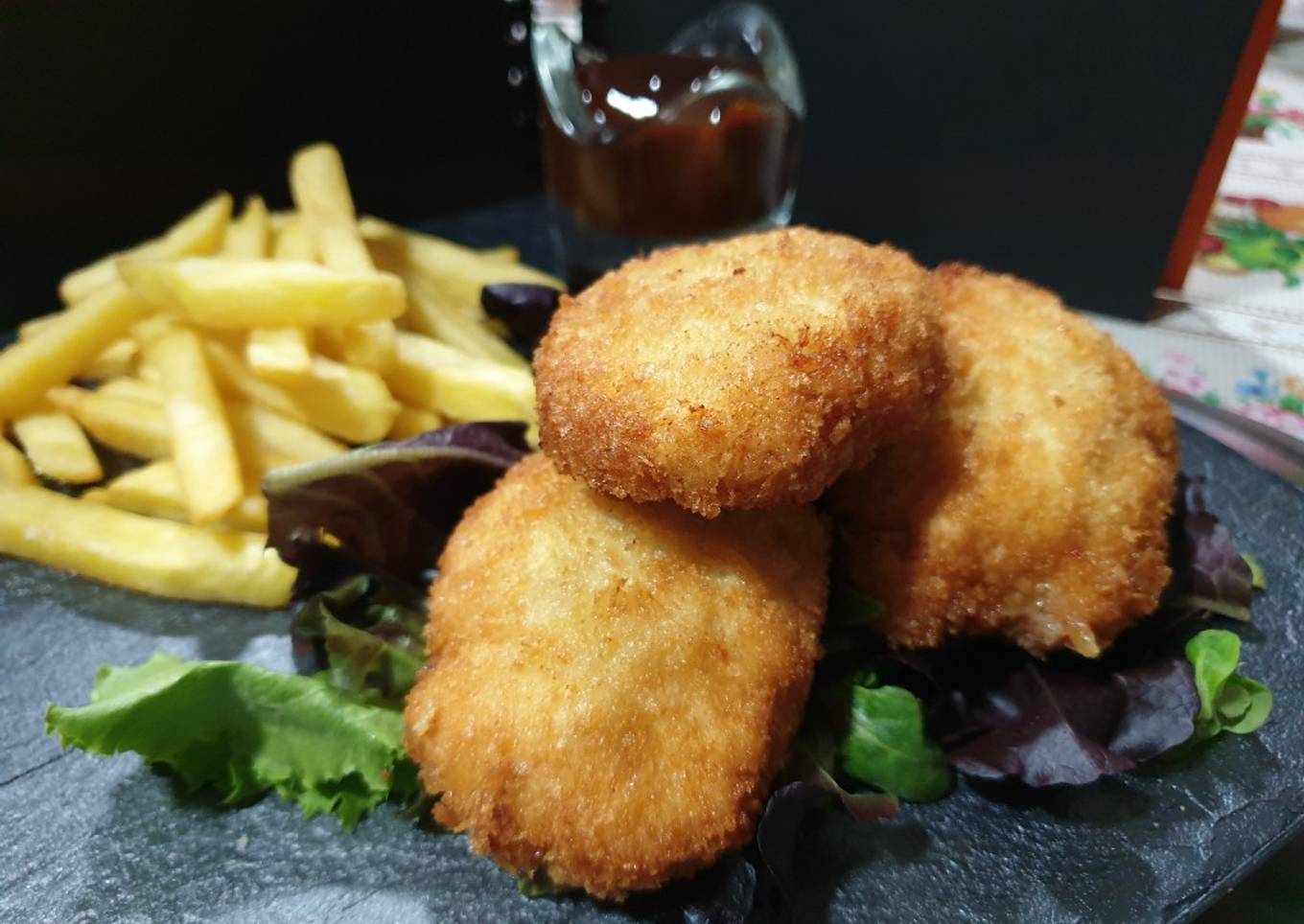 Nuggets de pollo caseros