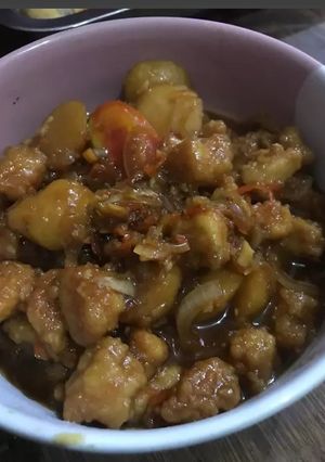 Foto resep Ayam goreng saus tiram