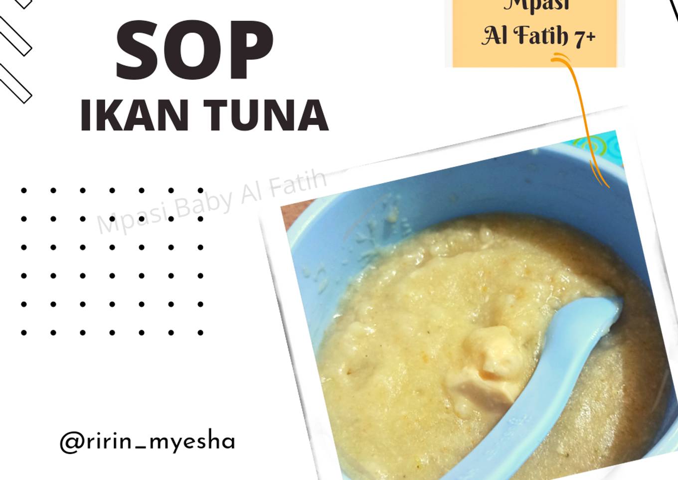 SUP ikan Tuna - Menu Utama - MPASI 7+