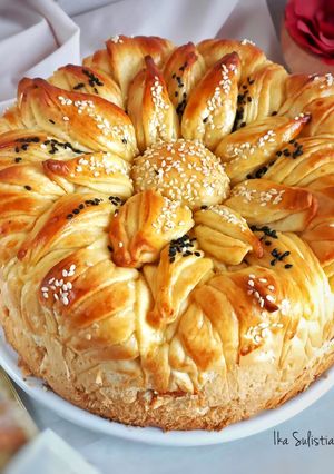 Foto resep Flower bread