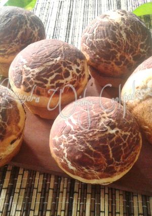 Foto resep Roti isi Coklat Motif Jamur