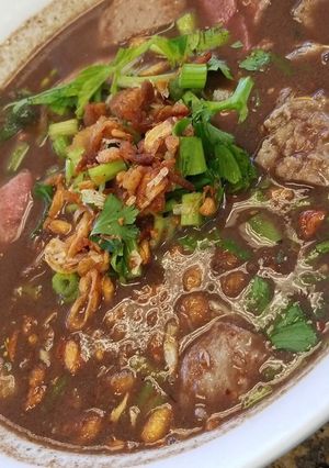 Hình của món Cách nấu Mì Thuyền (Boat Noodle) đơn giản chuẩn vị Thái.