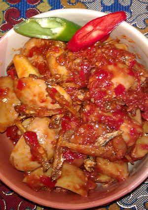 Foto resep Balado jengkol ikan teri#pekan_Sunda#Cookpadcommunity_(Bandung)