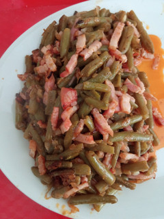 Una foto de Judías verdes salteadas con bacon