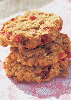 A picture of Orange Cranberry Mini Pig Cookies.