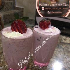 A picture of Strawberry milkshake.