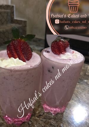 A picture of Strawberry milkshake.