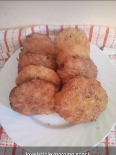 A picture of Quick breakfast ugali snack.