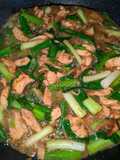Chicken Black pepper Spring onion