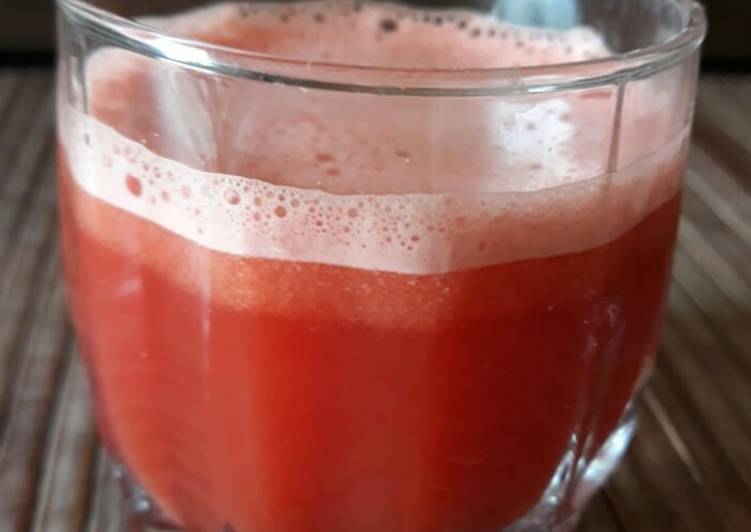 Recipe of Homemade Fresh carrot juice