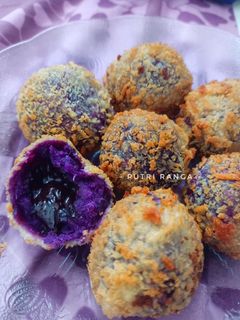 Foto resep Bola Ubi Ungu Coklat
