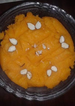 A picture of Soji ka halwa😍.