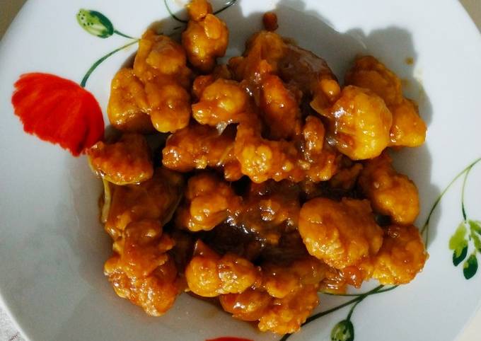 Cara bikin Crispy Chicken with Teriyaki Sauce