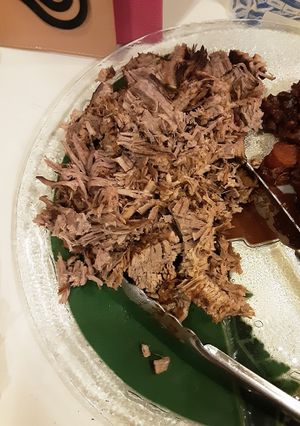 A picture of Wine braised Brisket.