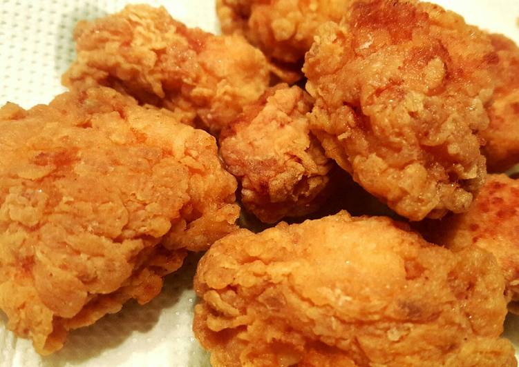 Homemade crispy KFC style chicken popcorn😍
