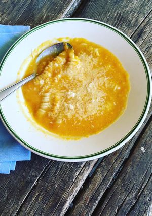 Una foto de Sopa Casera de Zapallo