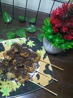 Foto resep Sate pisang goreng coklat