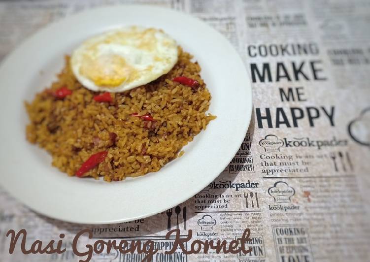 Resep: Di RumahNasi Goreng Kornet