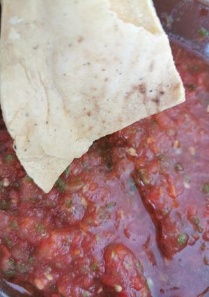 Una foto de Salsa roja rallada