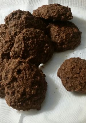 Una foto de Galletas de chocolate de avena con un toque de naranja