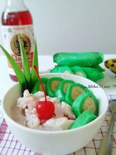 Foto resep Es Pisang Ijo