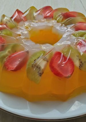 Foto resep Puding Buah