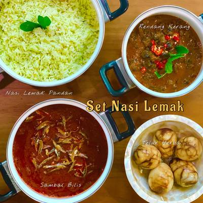 Resipi Nasi Lemak Pandan Oleh Sesimple Loralin Cookpad