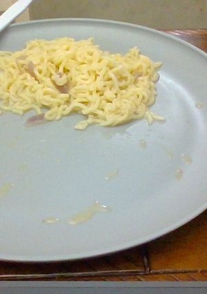 A picture of Juice, spicy noodles.