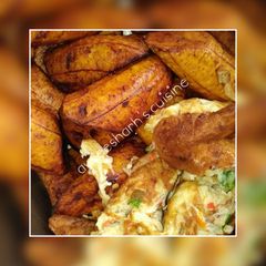 Simple Fried plantain and fried egg🍌🥚 A picture of Simple Fried plantain and fried egg🍌🥚.
