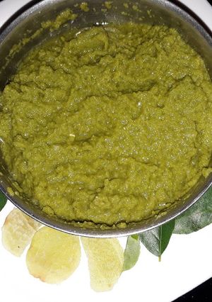 A picture of Sweet and sour amla chutney.