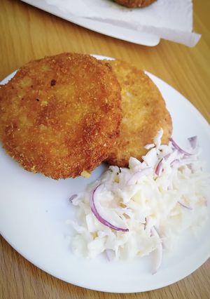 A picture of Creamy potato croquettes.
