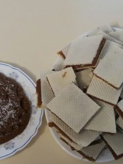 عکسی از دستور حلوا با پولکی