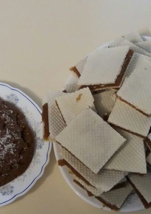 عکسی از دستور حلوا با پولکی