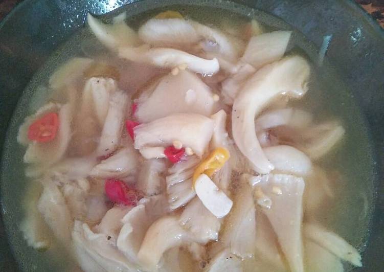 Jamur Tiram Kuah Pedas