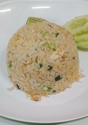 รูปของ ข้าวผัดผักเต้าหู้เหลืองเจ