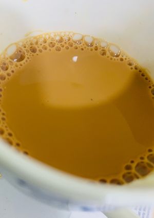 A picture of Karak Chai.