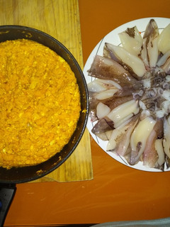 Una foto de Relleno para calamares