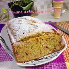 รูปของ Banana dates cake no mixer