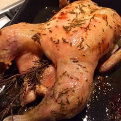 A picture of Rosemary Roast Chicken 🍗 🌿.