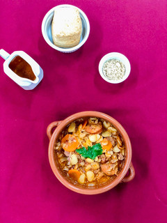 Una foto de Cazuela de porotos
