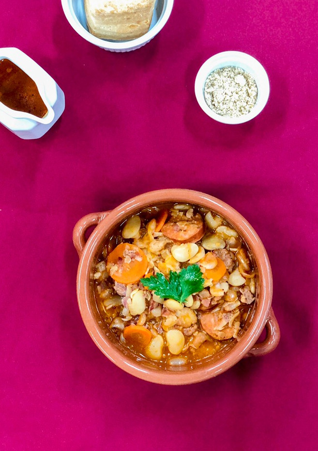 Una foto de Cazuela de porotos