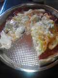 Pizza de harina de avena ei integral
