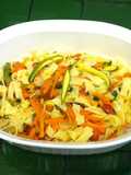 Fetuccini con verduras