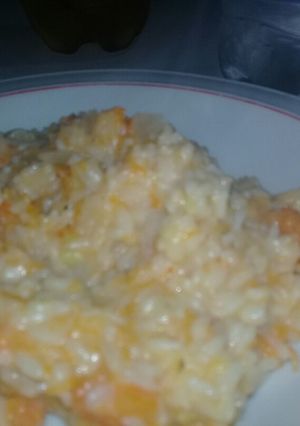 Una foto de Risotto de calabaza