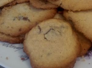 Una foto de Galletas de mantequilla y chips de chocolate