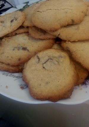 Una foto de Galletas de mantequilla y chips de chocolate