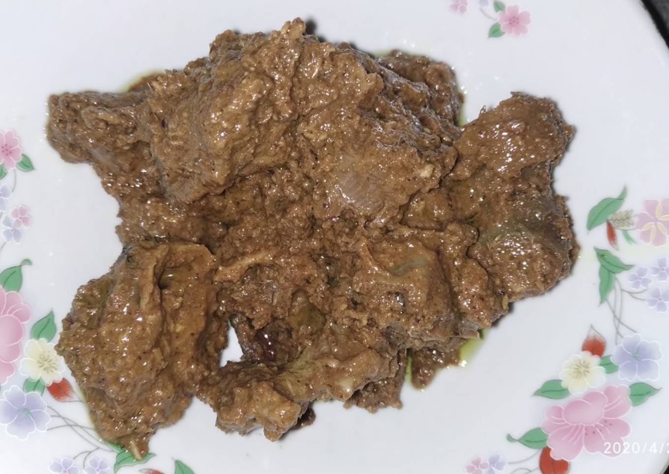 Bebek bumbu serundeng khas banjar